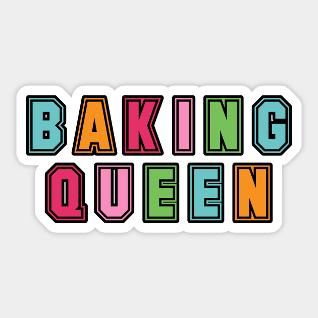 Baking Queen Sticker by Horisondesignz